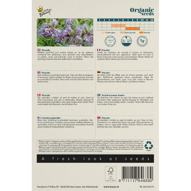 Buzzy® Organic Phacelia (BIO)