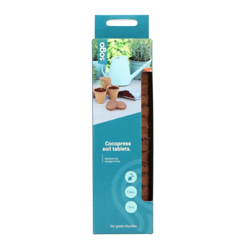 SOGO Compressed soil tablet 5cm 16pc