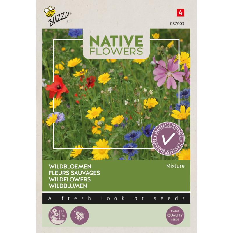 Buzzy® Native Flowers, Wildflower Mix