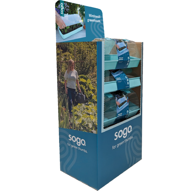 SOGO Vensterbank kweekkas Maxigrow 20x54x21