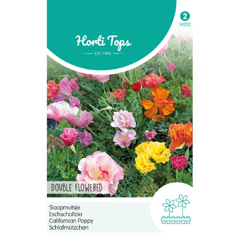HT Eschscholtzia, Slaapmutsje dubbelbloemig gemengd