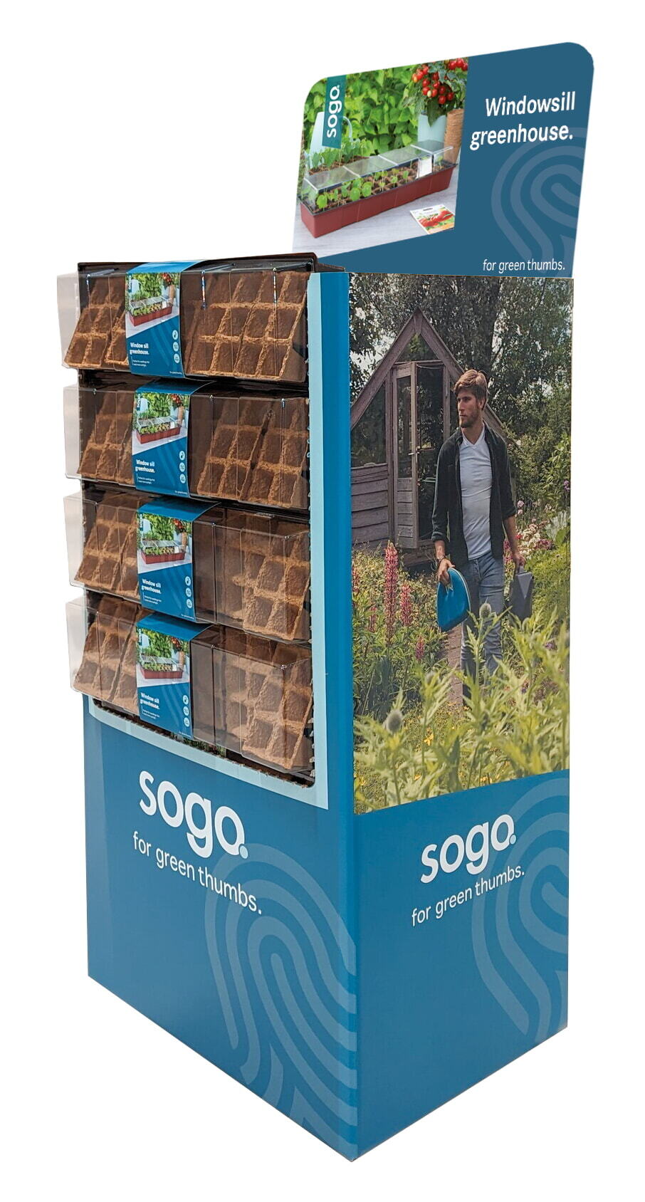 SOGO Display Greenhouse + 30pots (26st)