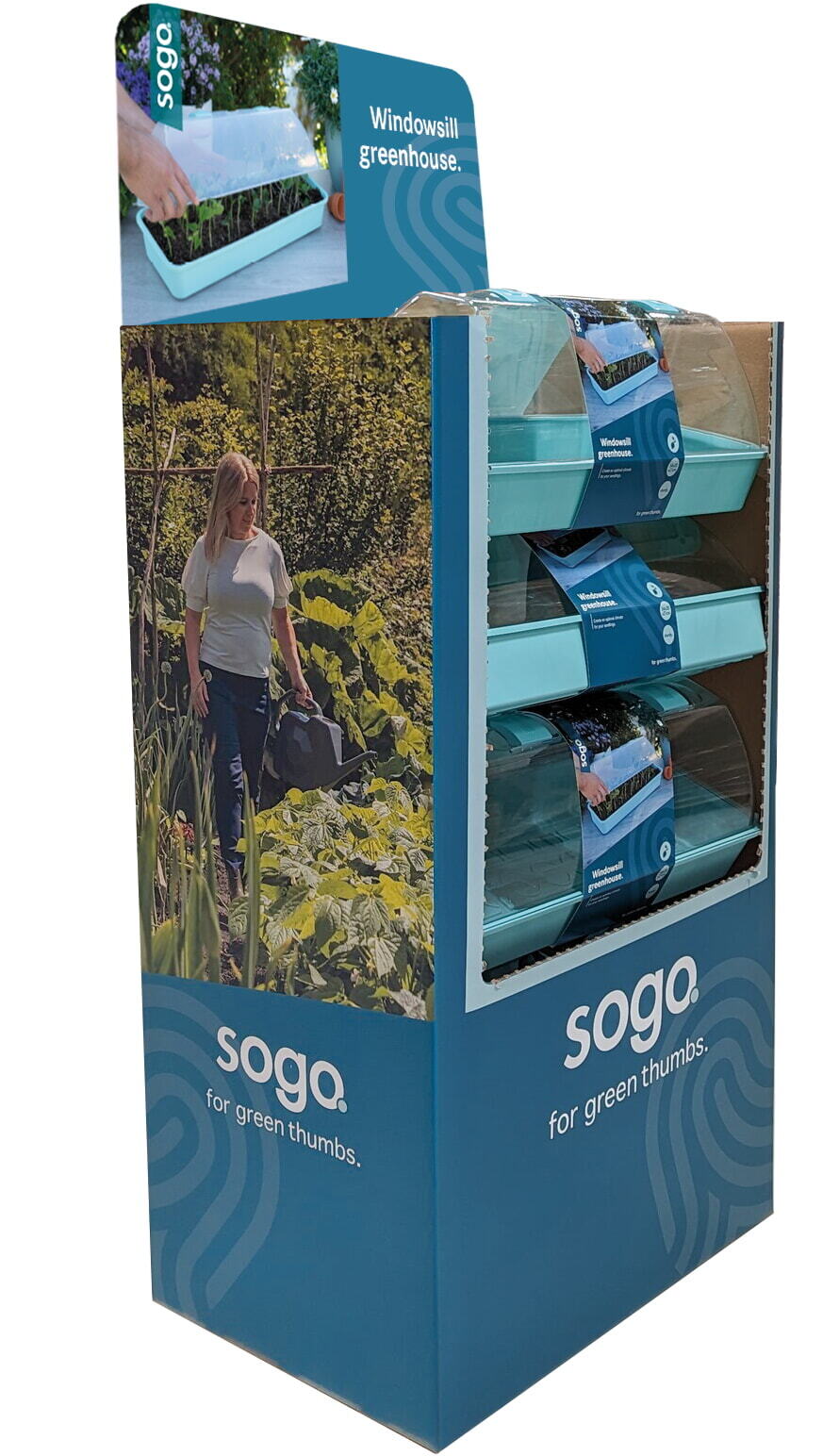 SOGO Display Vensterbank kweekkas Maxigrow (10st)