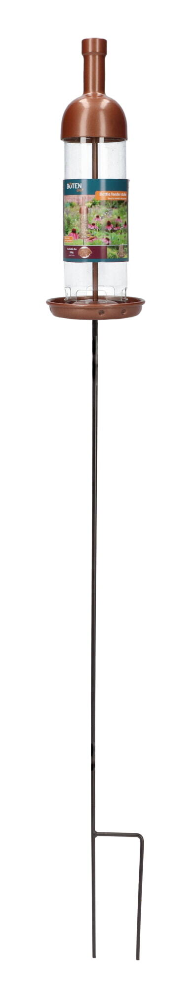 Bûten Gift Bottle Feeder Stake - seed mix