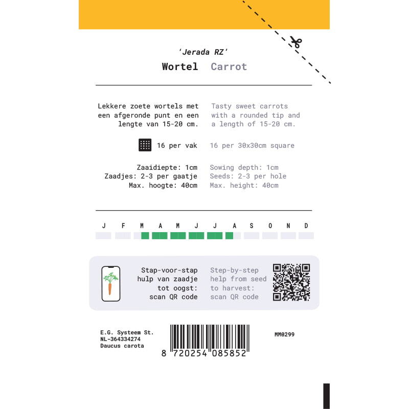 Makkelijke Moestuin Wortel Jerada