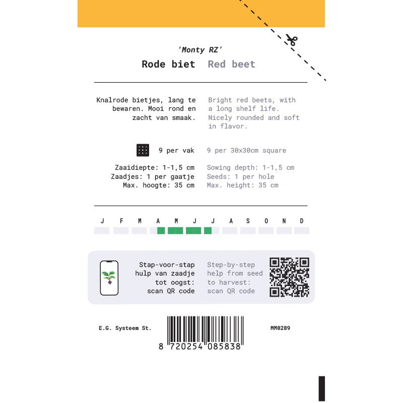 Makkelijke Moestuin Rode Biet Monty