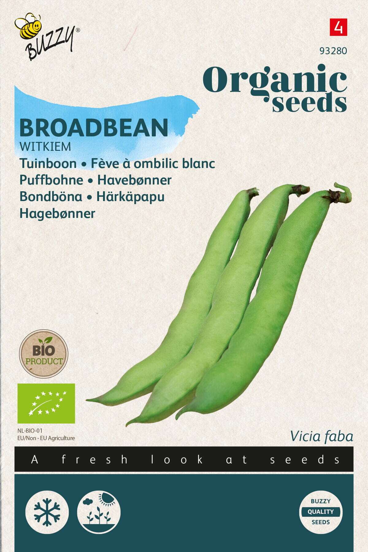 Buzzy® Organic Tuinbonen Witkiem (BIO)