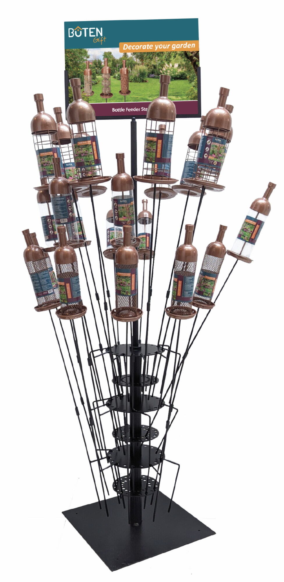 Display Bûten Gift Bottle Feeder Stakes 48st.