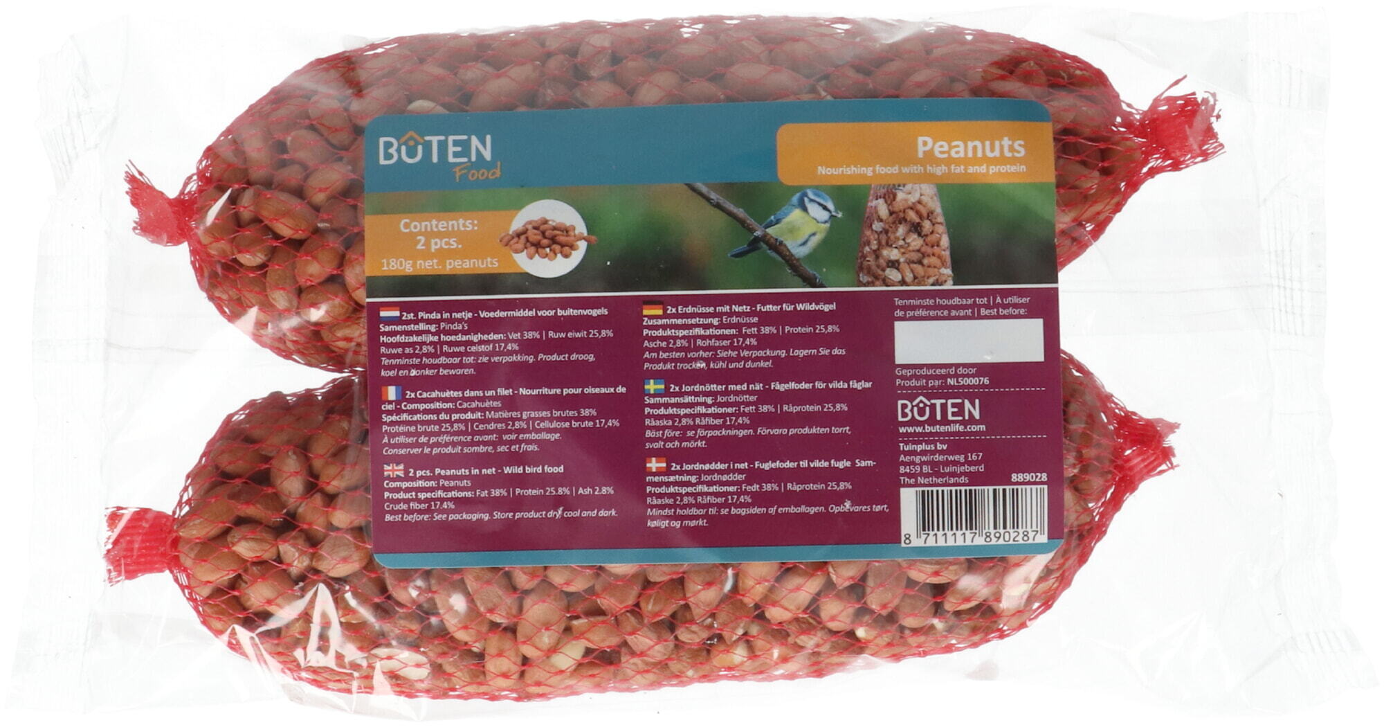 Bûten Food Pindanetje 2x180g