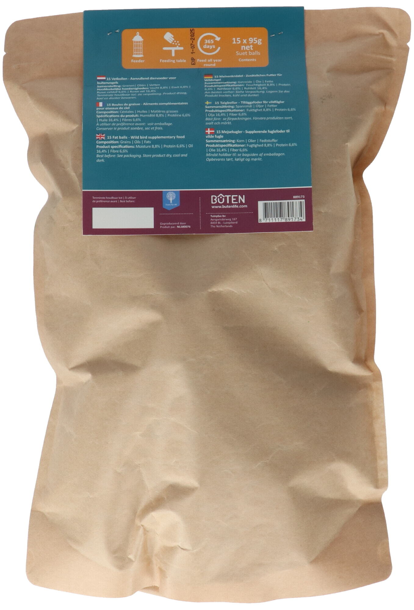 Bûten Food Fettballchen 15pcs