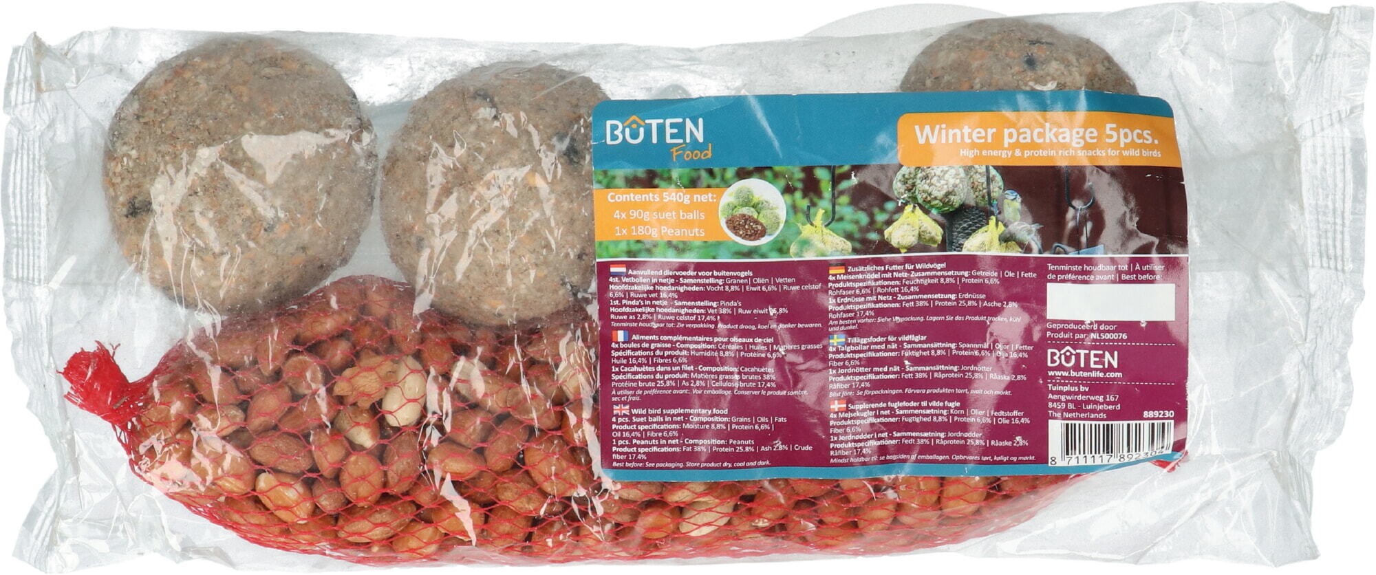Bûten Food Winterpakket 5-delig 540g