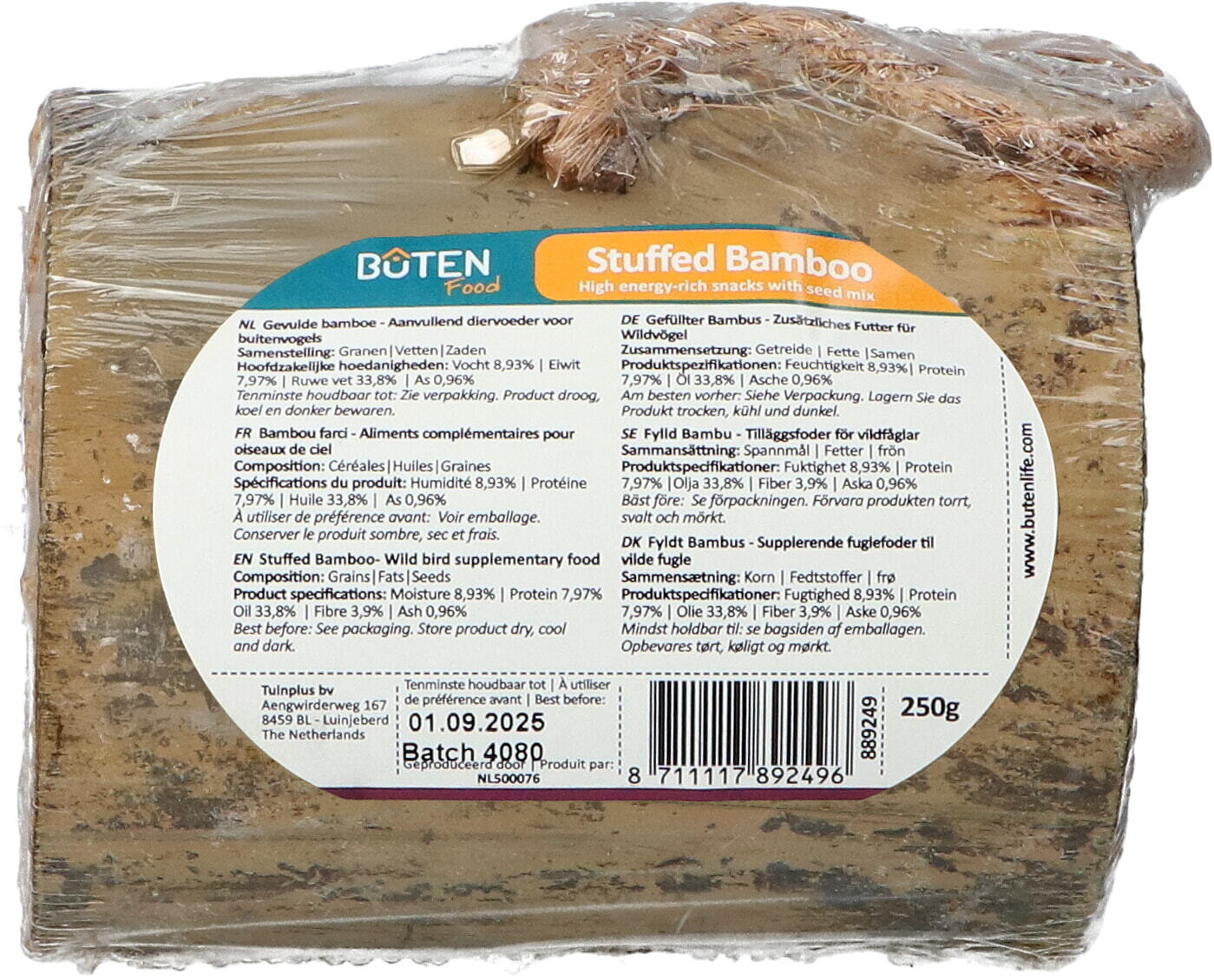 Bûten Food Gefüllter Bambus