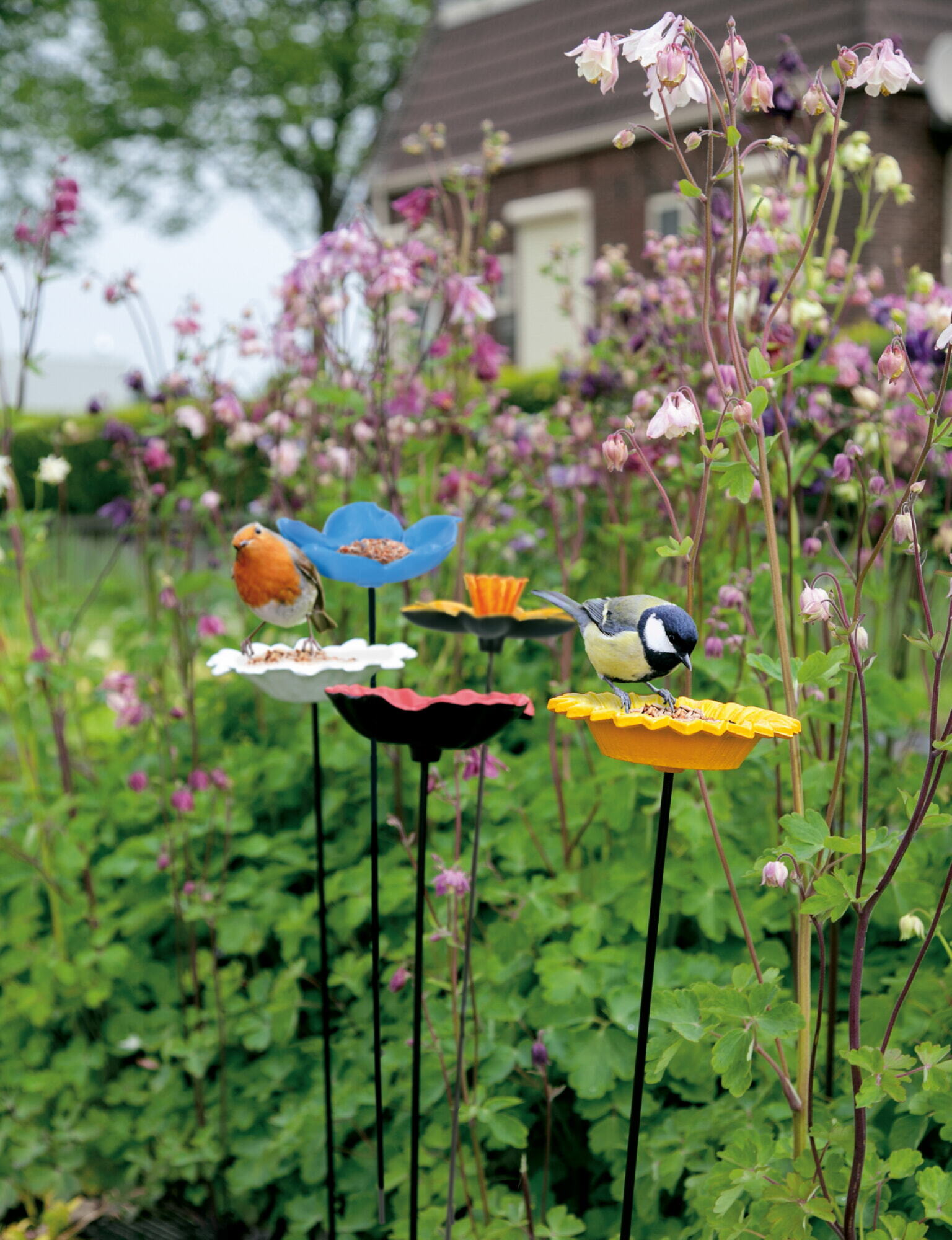 Bûten Gift Feeder Stake Forgot-me-not