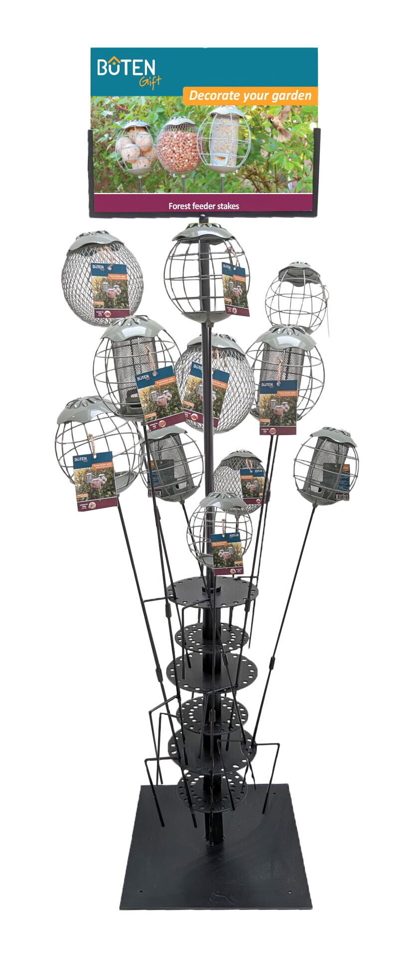 Bûten Gift Feeder Stake display Forest 45st