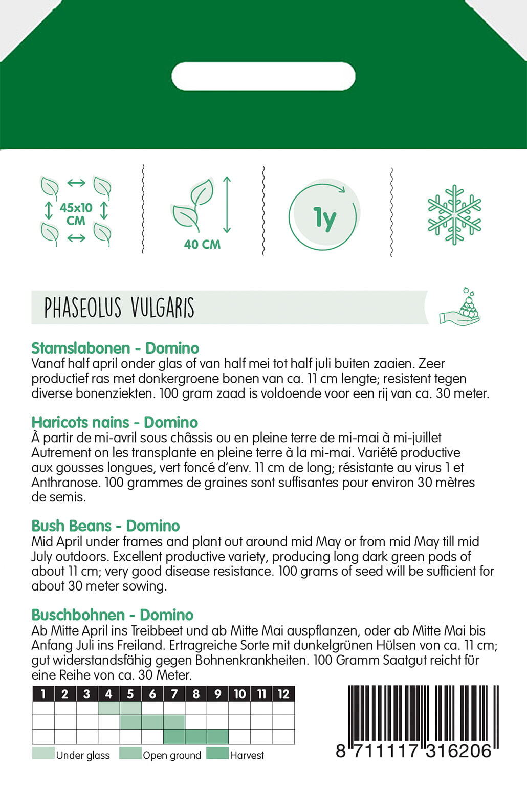 Bushbeans Paloma, tzt Domino 100g