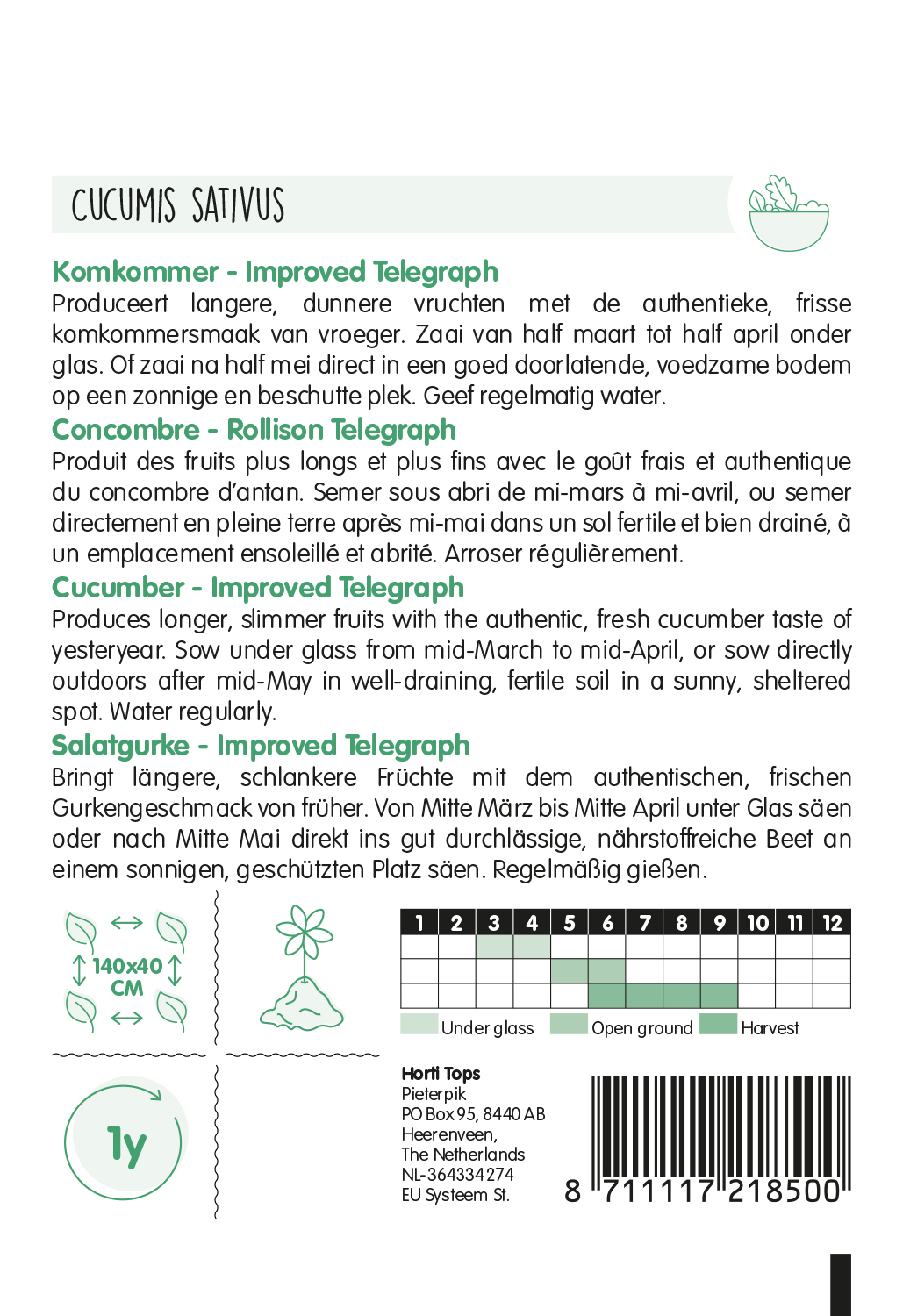 Horti Tops® Cucumber Telegraph improved