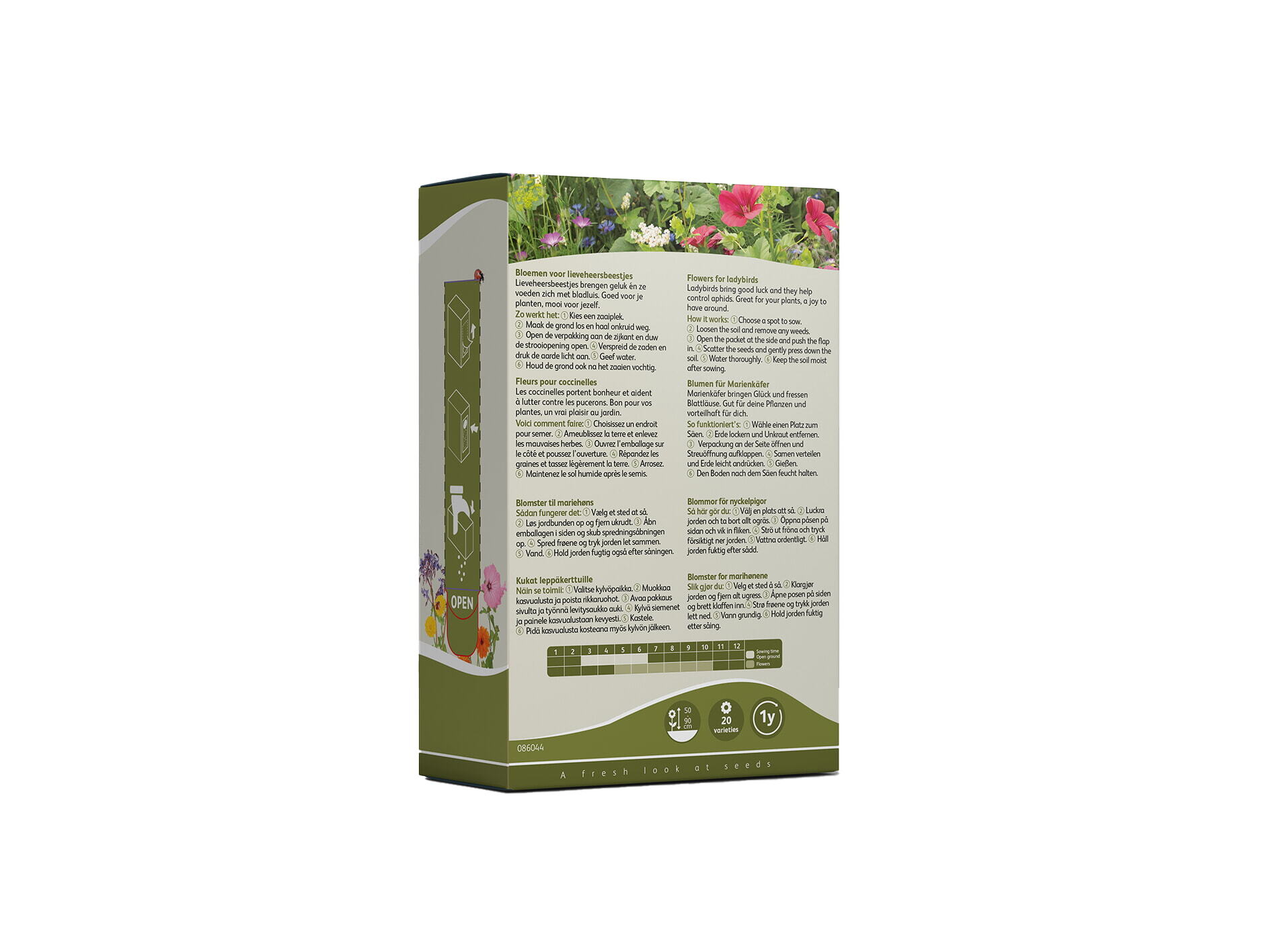 Buzzy® Strooidoosje Friendly Flow Lieveheersbeestjes 25m²