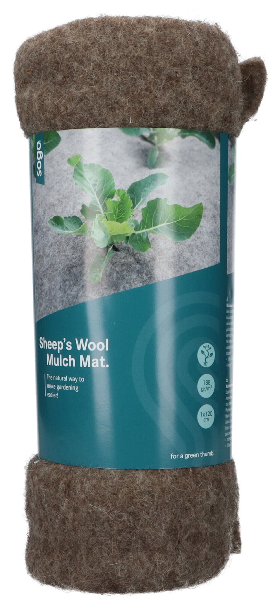 SOGO Sheep’s Wool Mulch Mat 1.2x1m