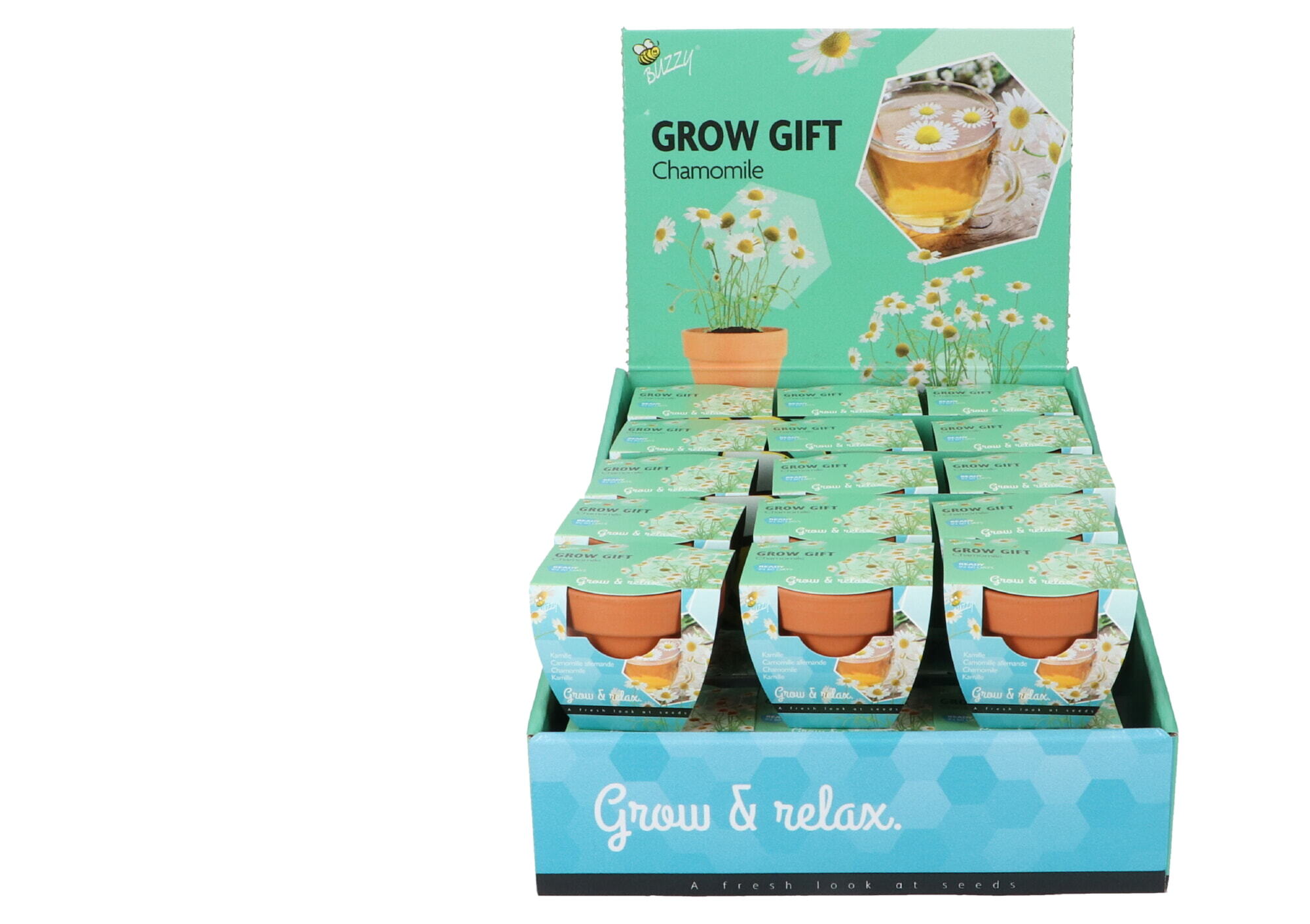 Buzzy® Grow Gifts Kamille 30st. in display