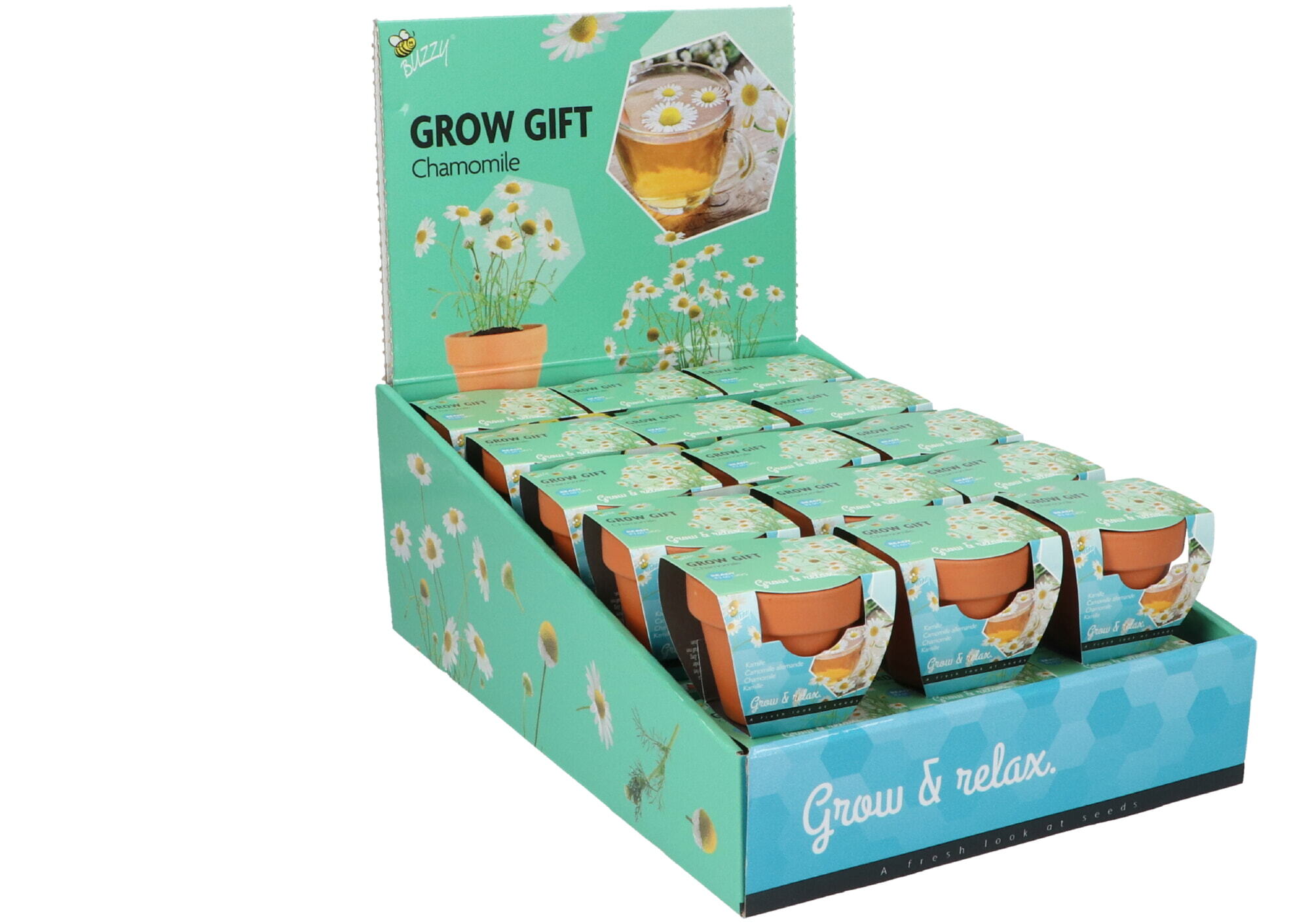 Buzzy® Grow Gifts Kamille 30st. in display