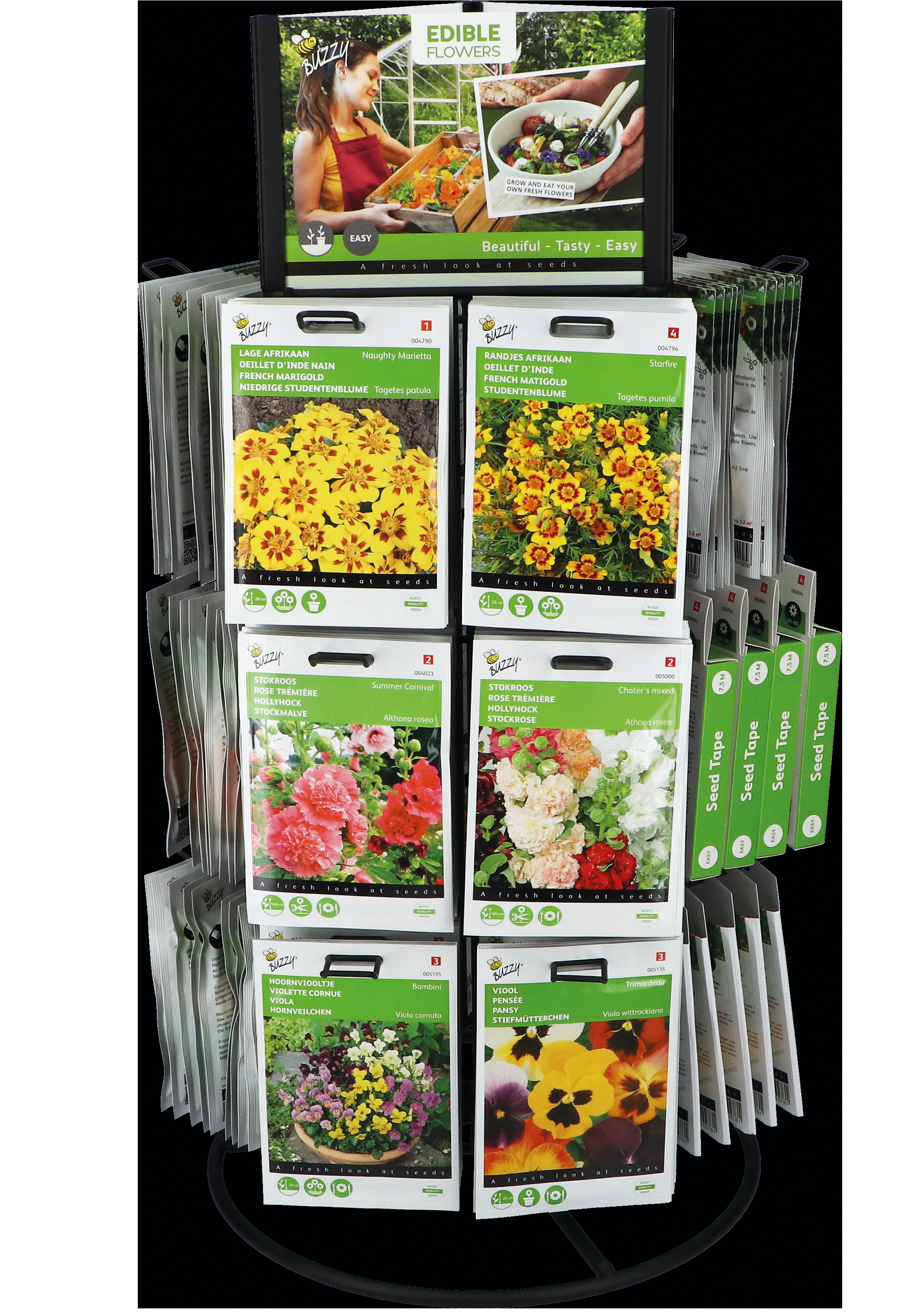 Buzzy® Carrousel 16 Eetbare bloemen