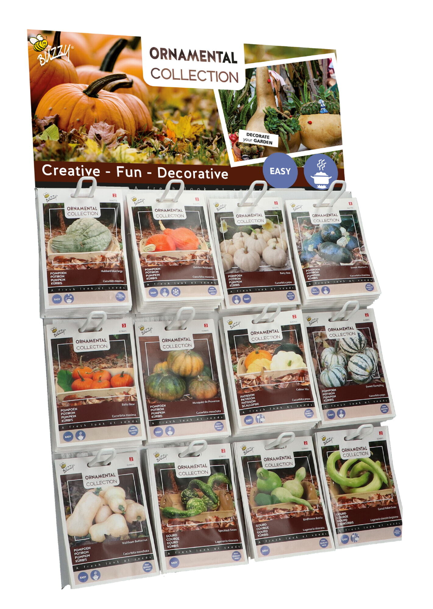 Buzzy® Display Ornamental 12x10