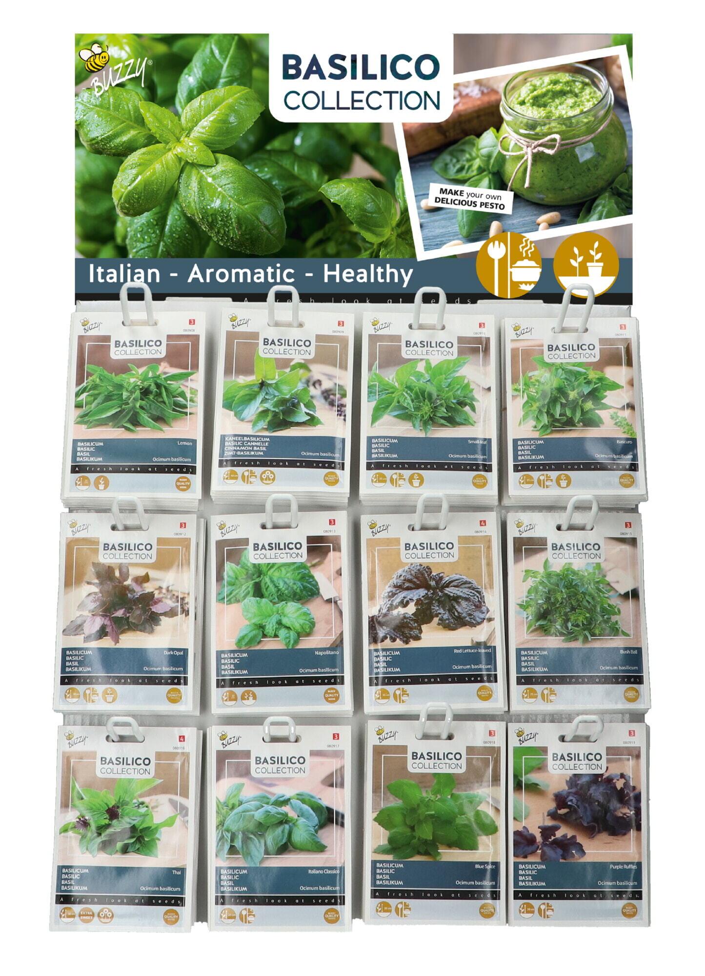 Display Buzzy® Basilico 12x10