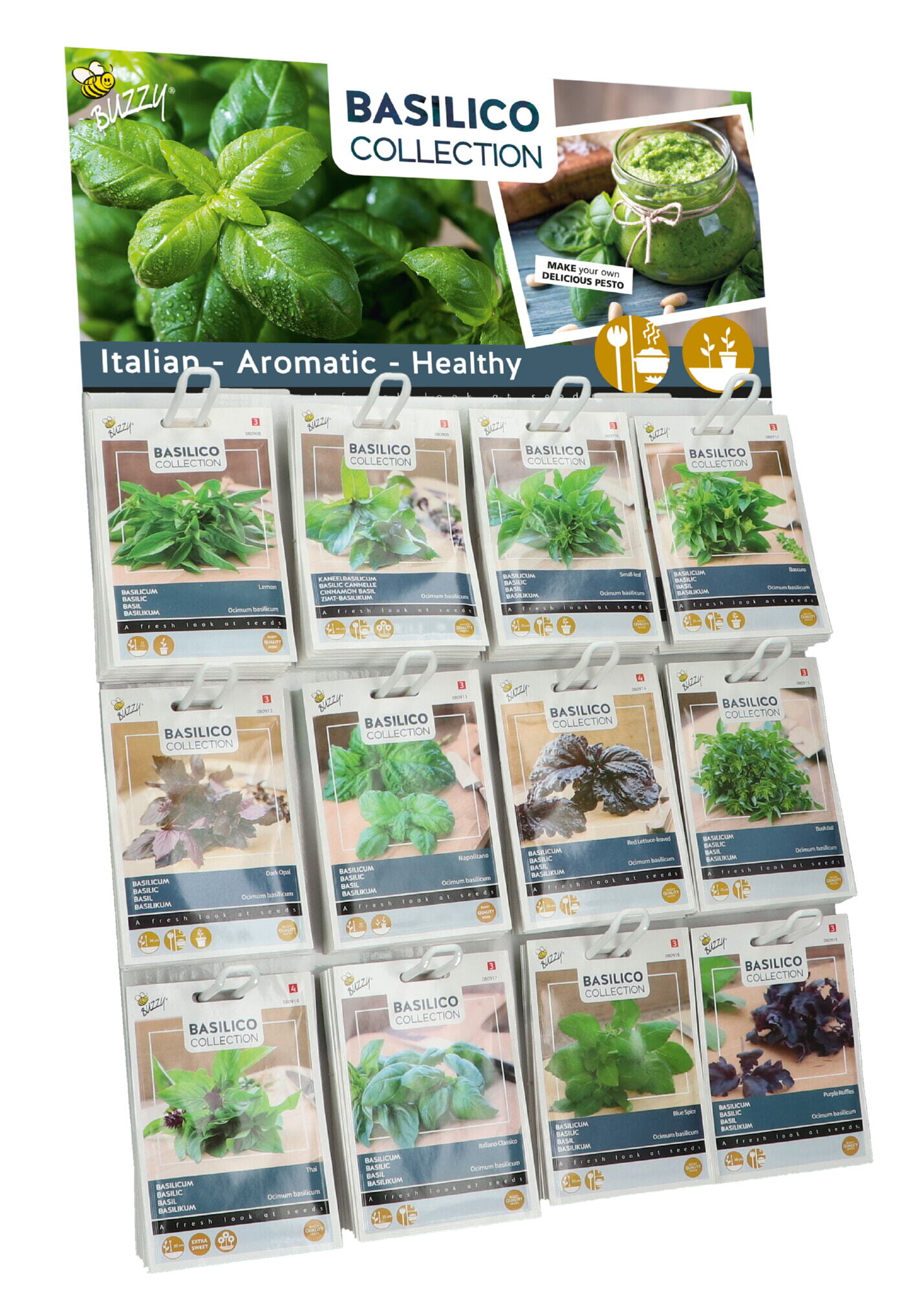 Display Buzzy® Basilico 12x10
