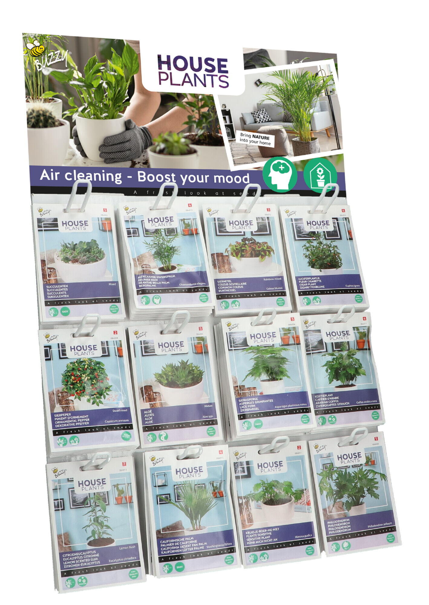 Buzzy® Display Houseplants 12x10