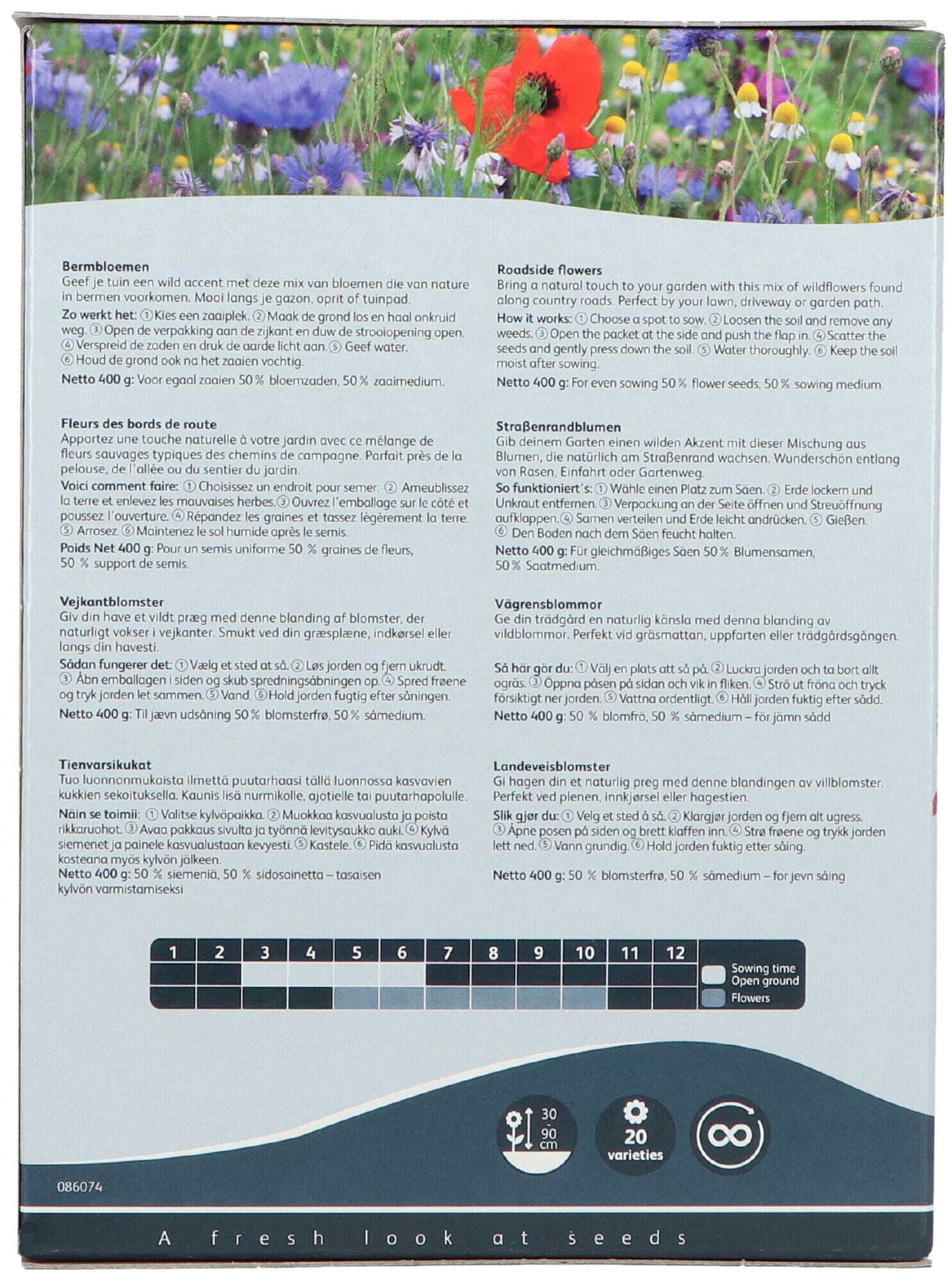 Buzzy® Friendly Flowers Roadside flowers 100m²