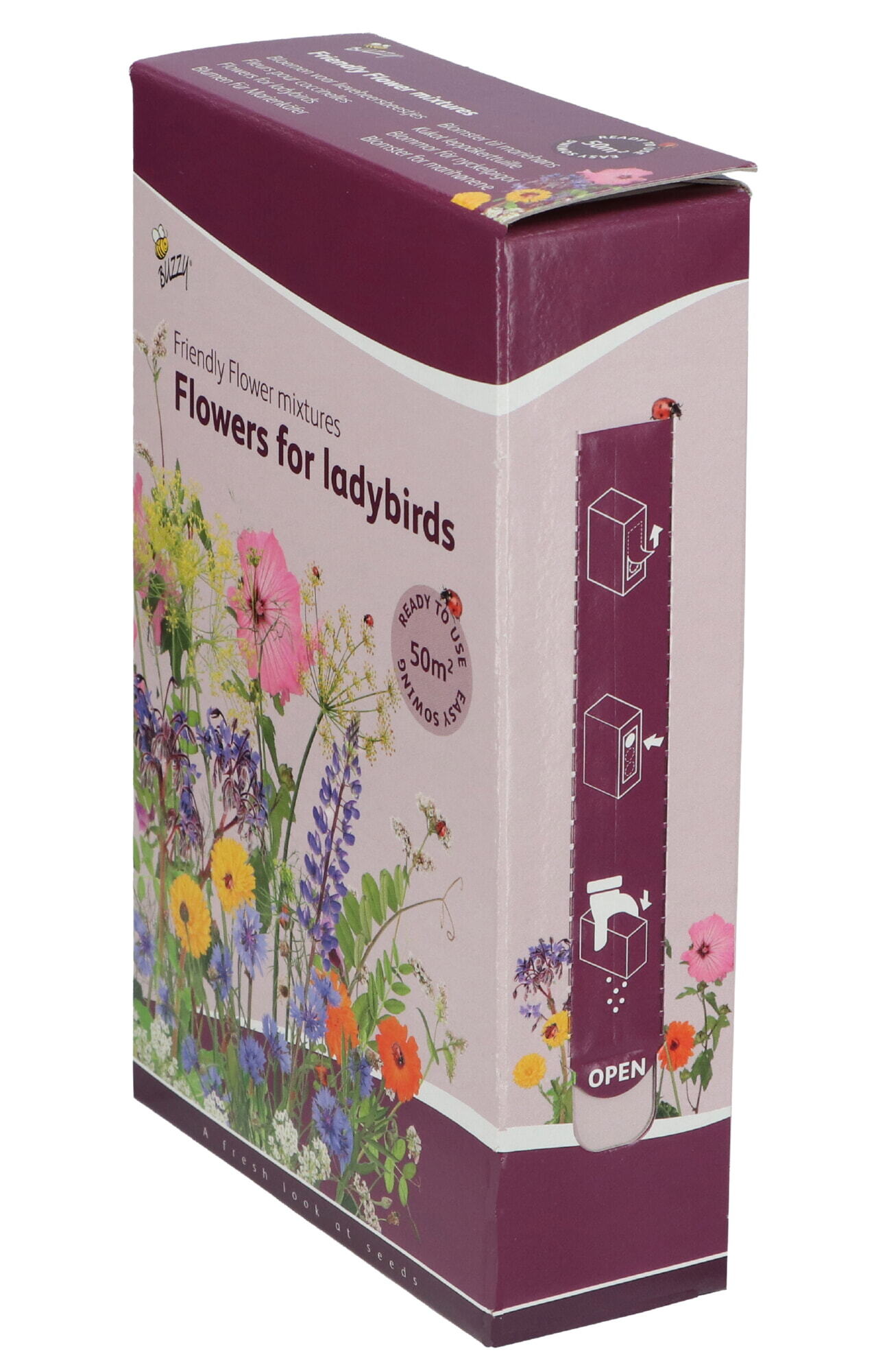 Buzzy® Friendly Flowers for ladybirds 50m²