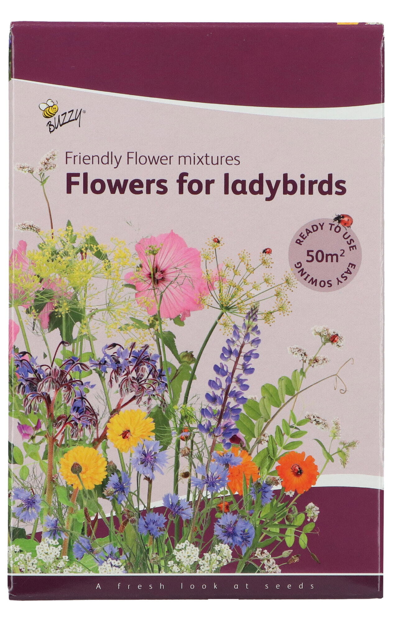 Buzzy® Friendly Flowers for ladybirds 50m²