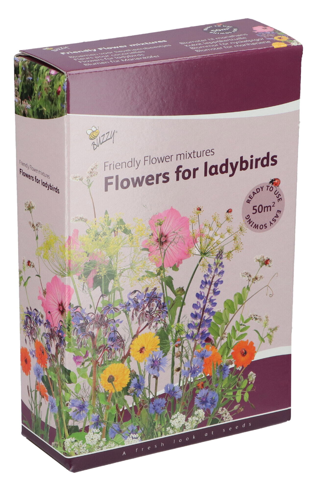 Buzzy® Friendly Flowers for ladybirds 50m²