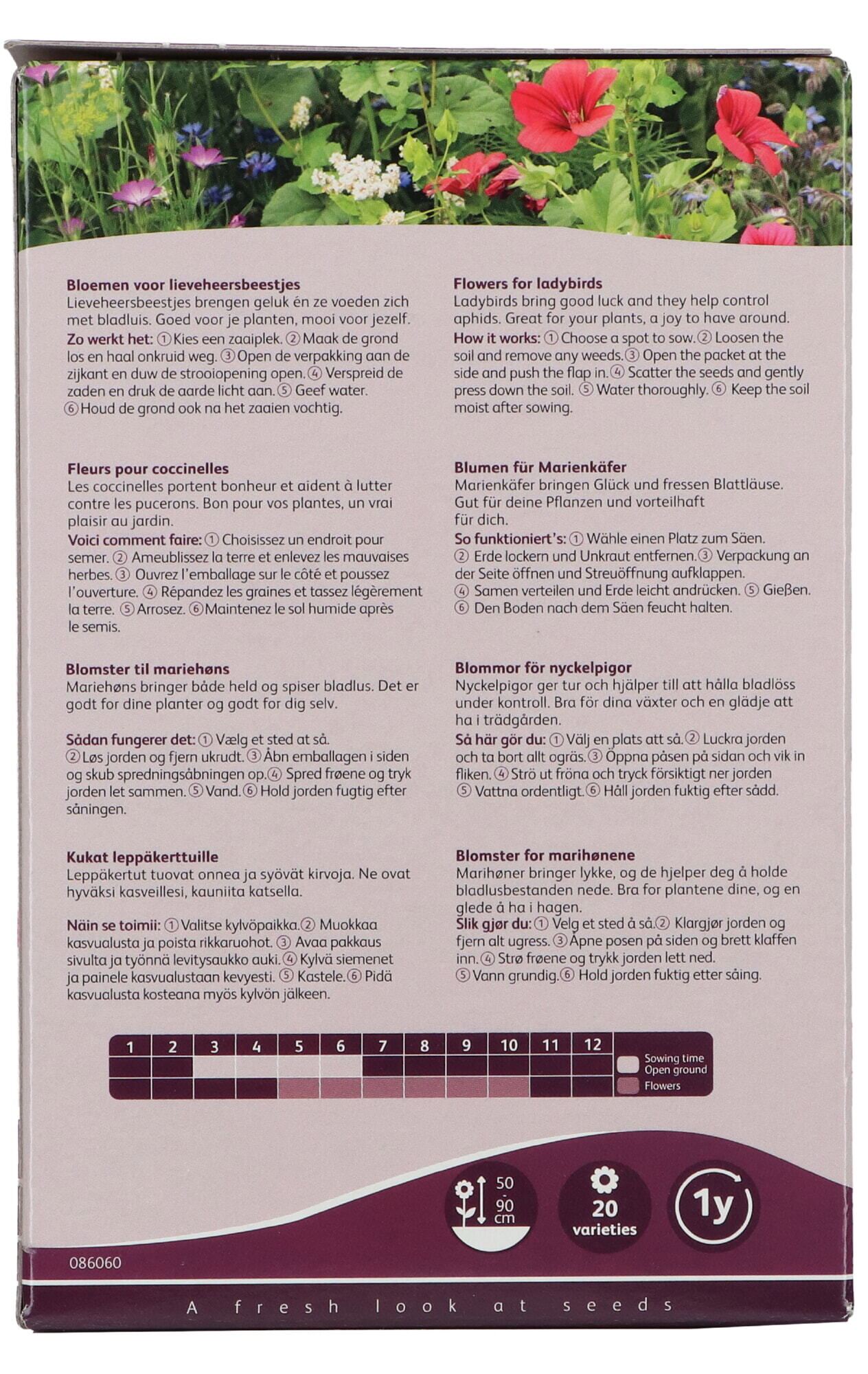 Buzzy® Friendly Flowers for ladybirds 50m²