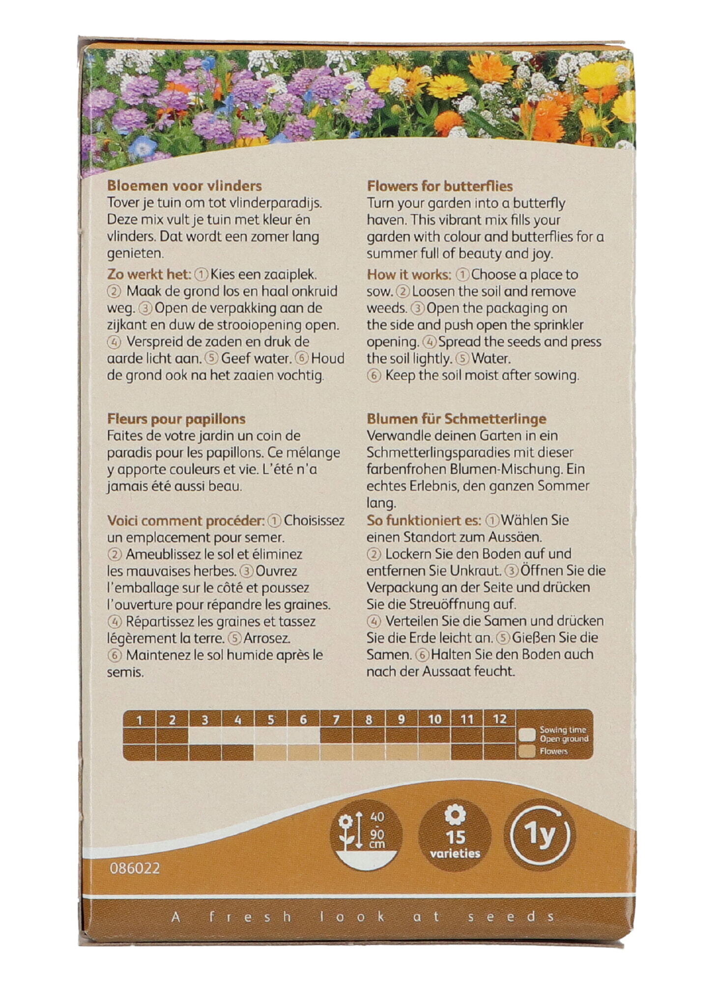 Buzzy® Friendly Flowers for butterflies 15m²