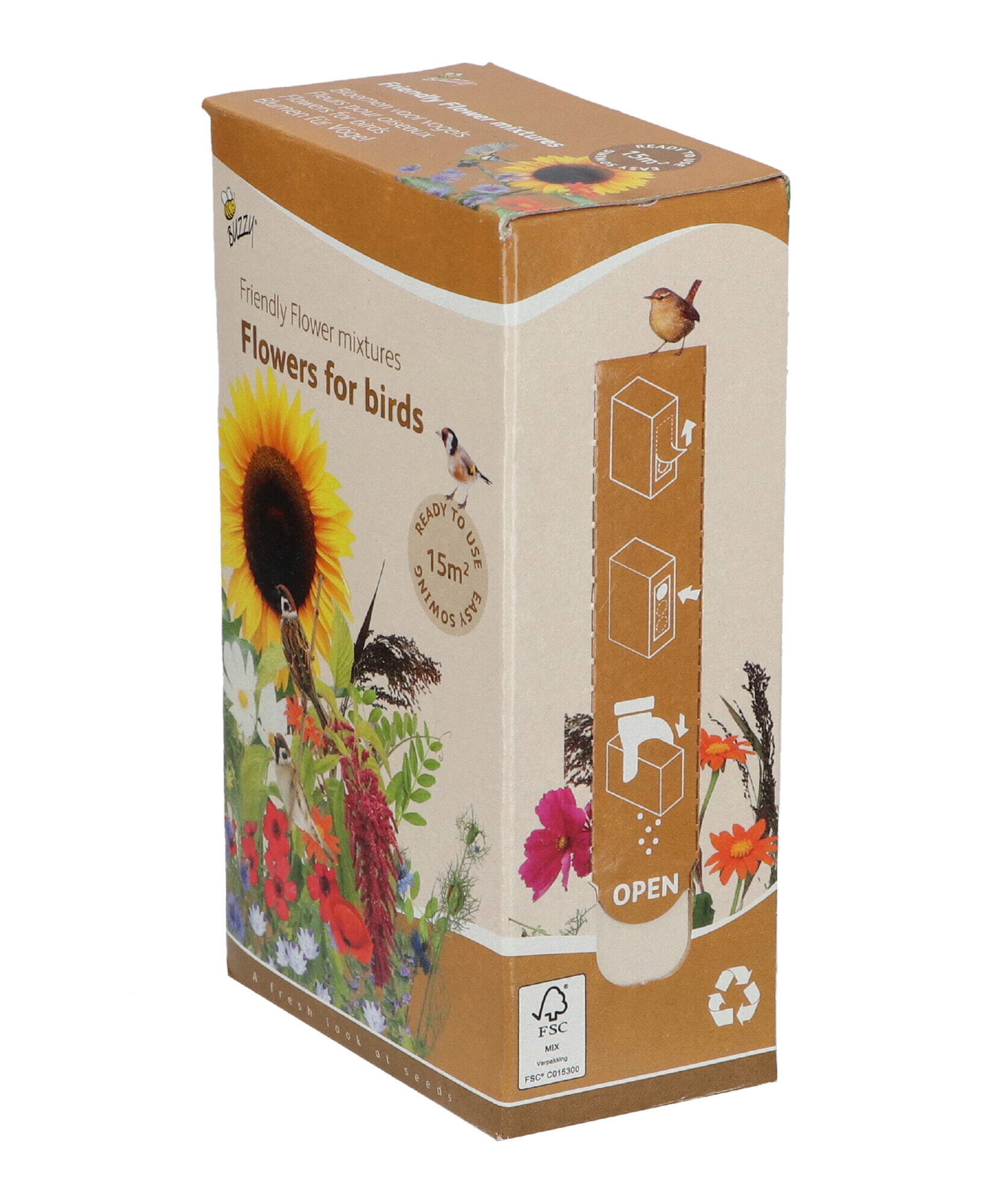 Buzzy® Friendly Flowers for birds 15m²