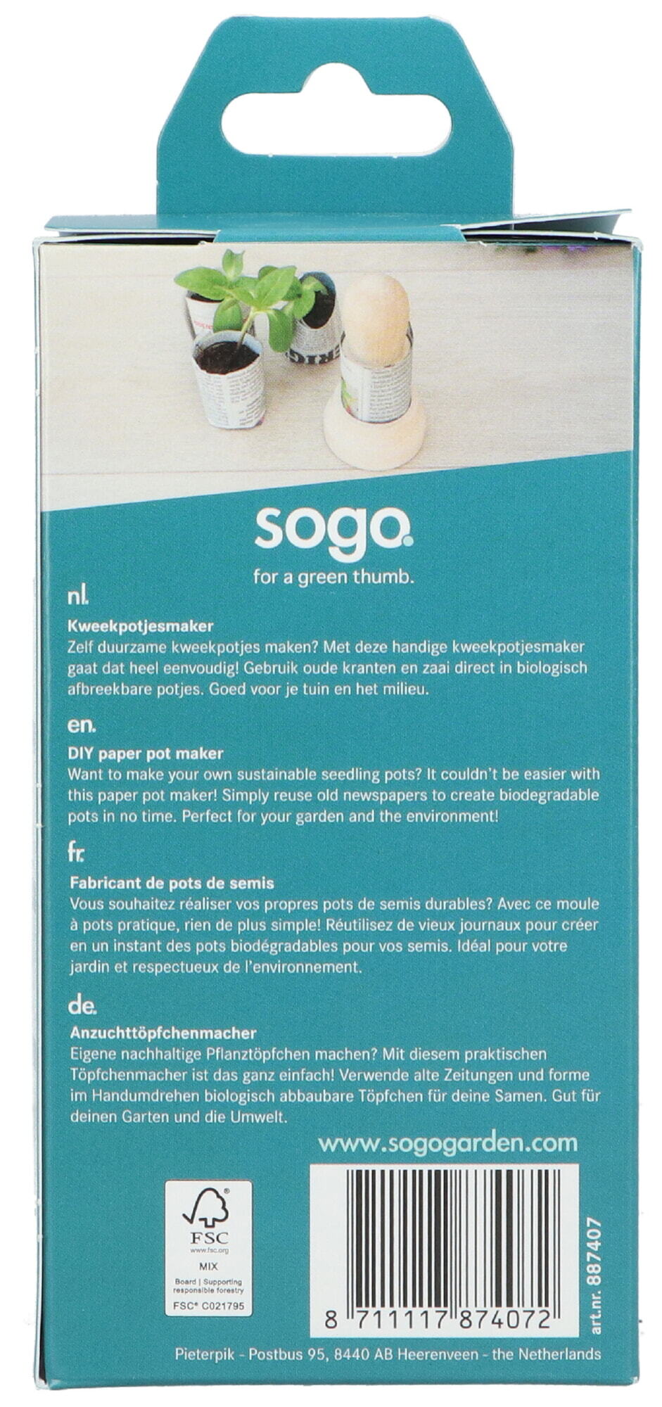 SOGO Kweekpotjesmaker