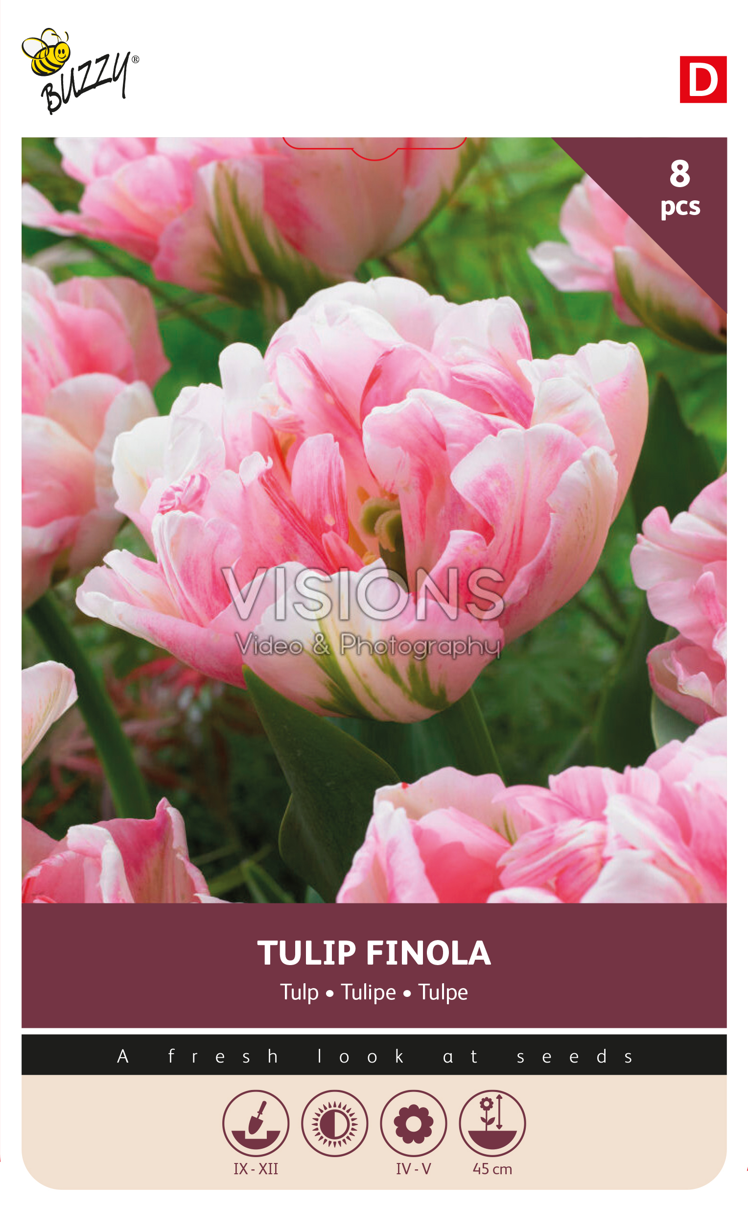 Buzzy® Bulbs Tulp Finola 11/12  8st.