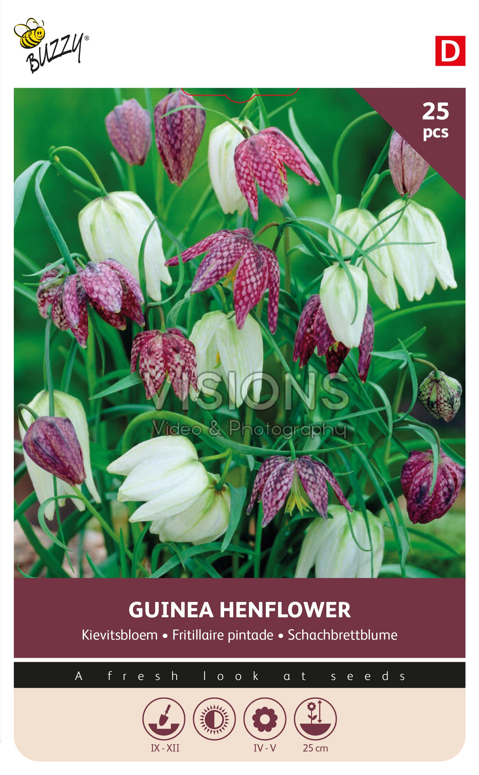 Buzzy® Bulbs Fritillaria Meleagris 5/6 25pcs.