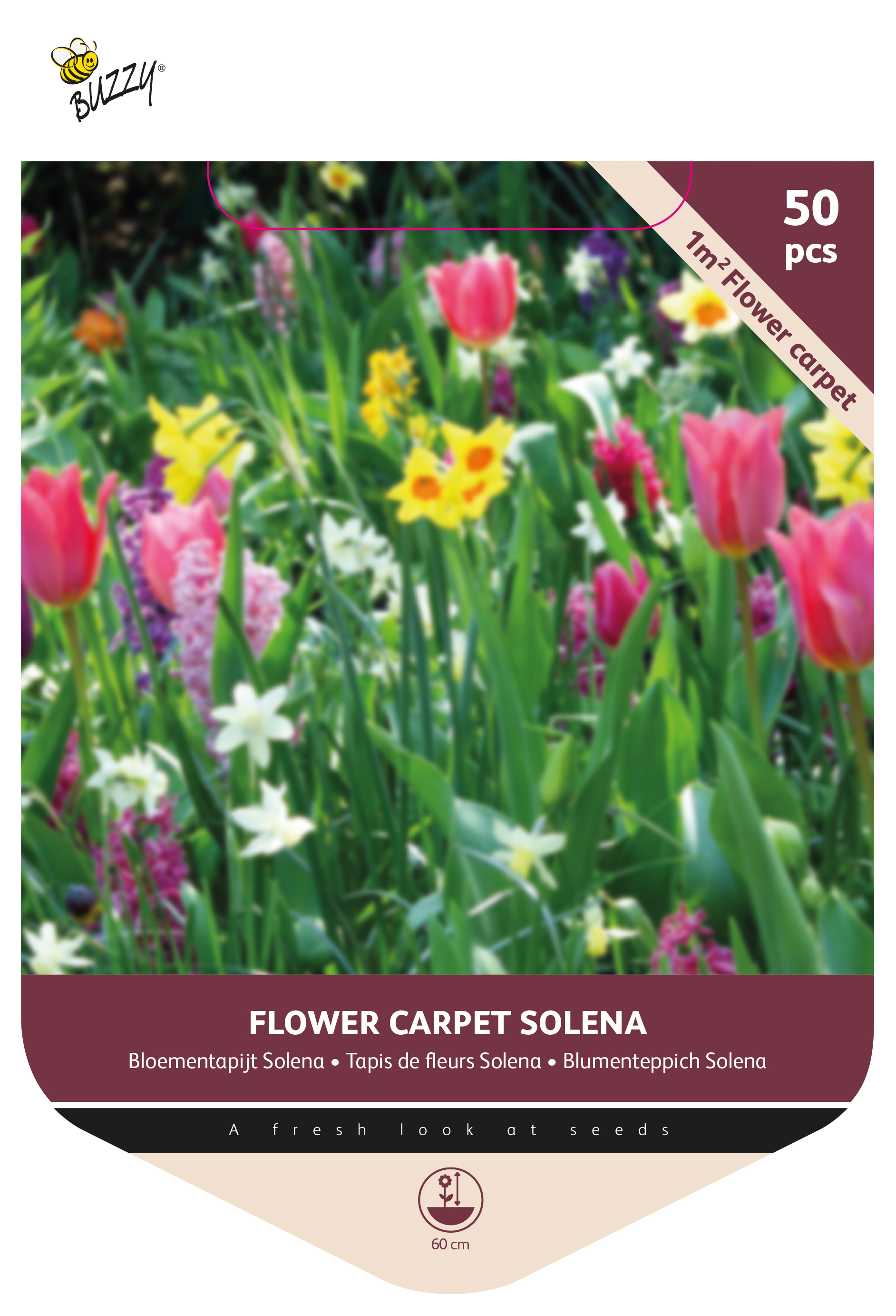 Buzzy® Bulbs Pick-up tas Bloementapijt 1m² Solena