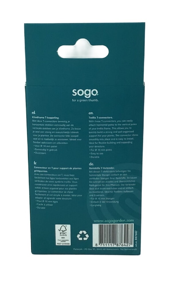 SOGO Trellis T-connectors 24st.