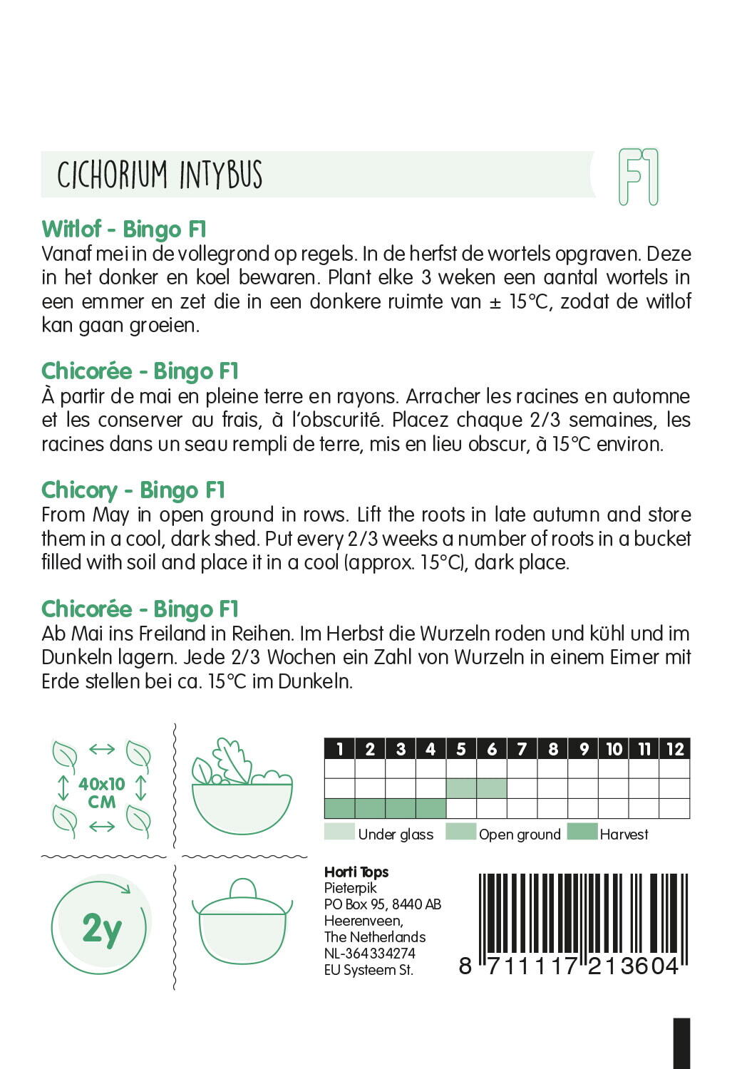 HT Brussels Witlof Bingo F1 (vh Zoom)