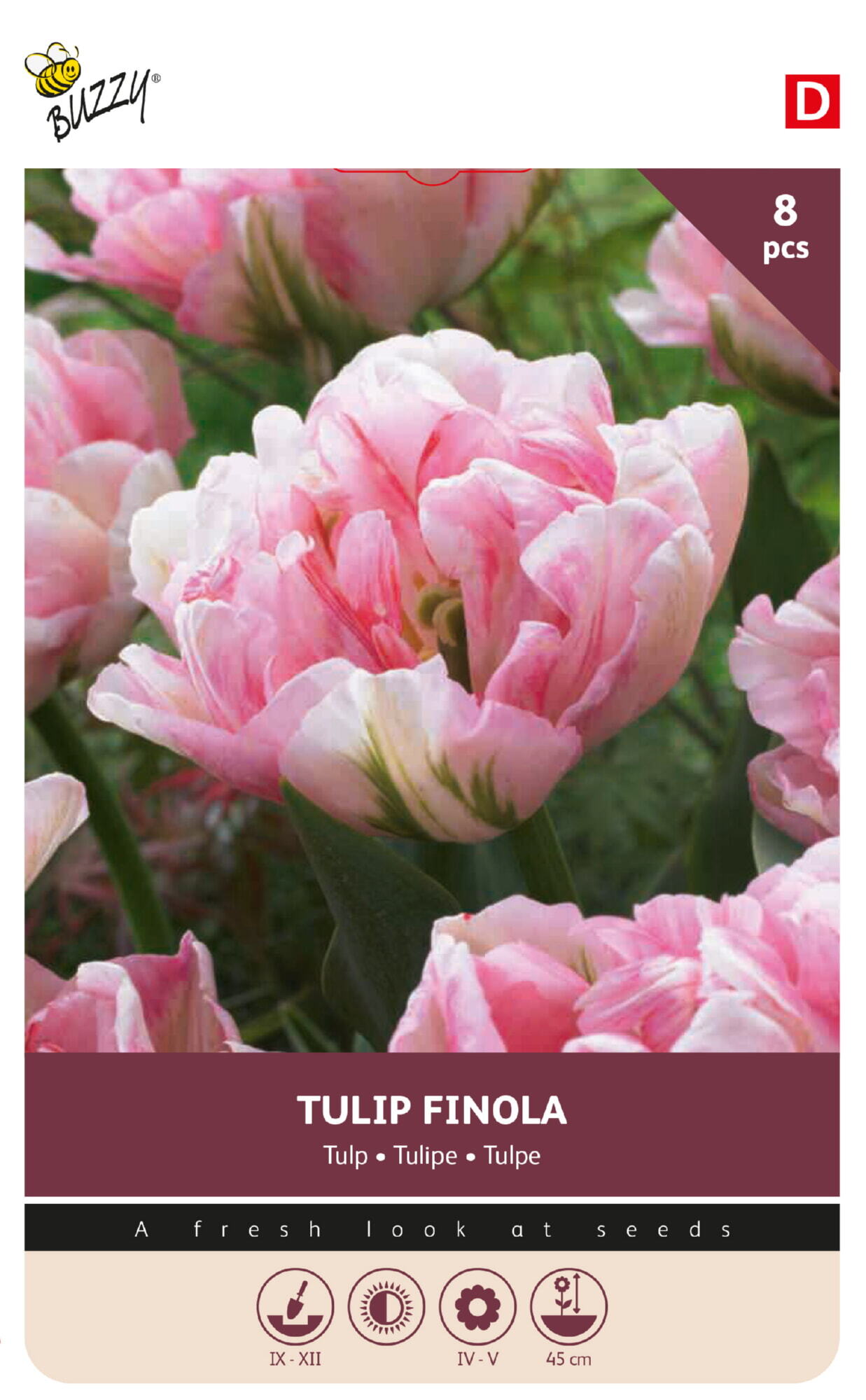 Buzzy® Bulbs Tulip Finola 11/12  8pcs.