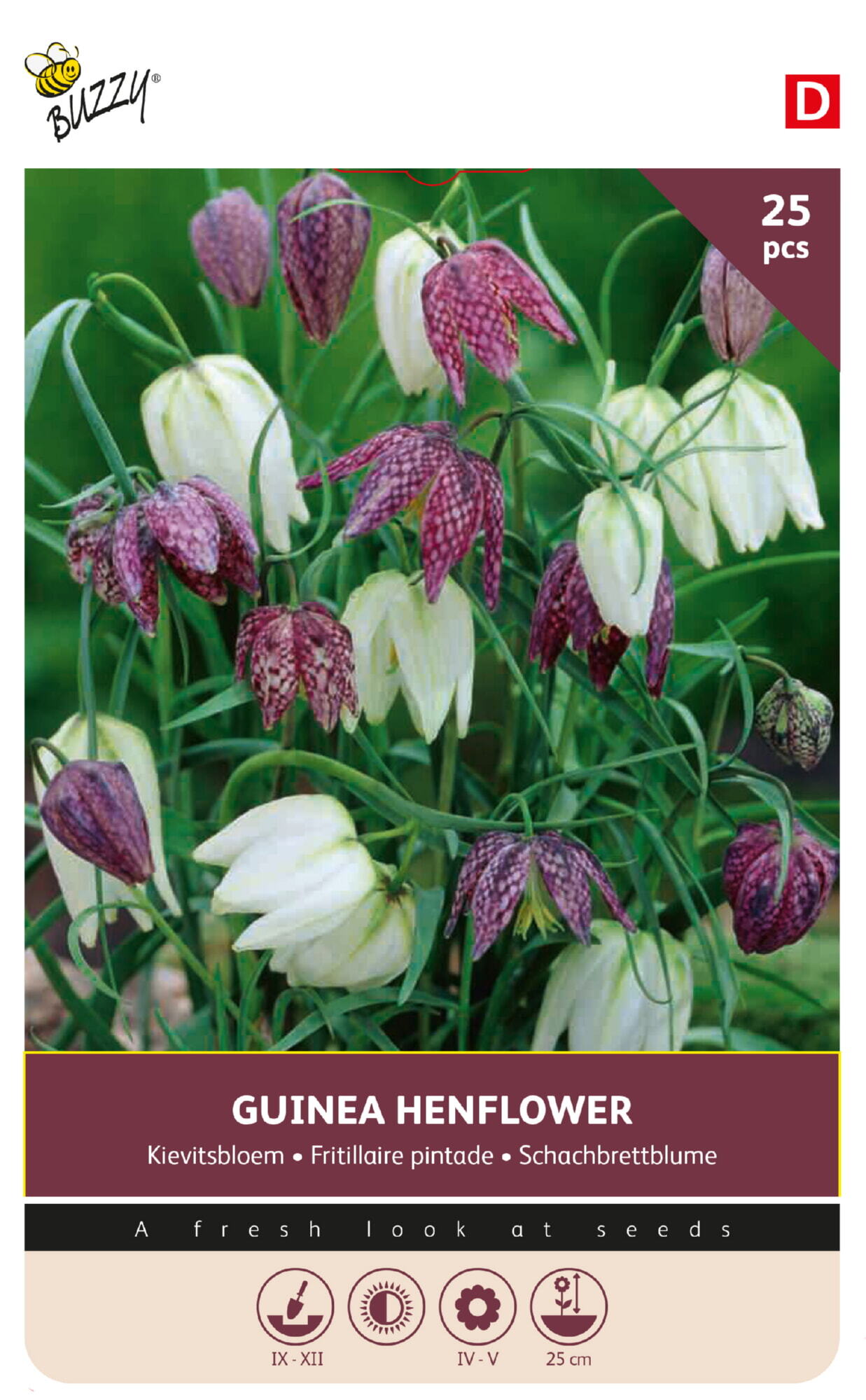 Buzzy® Bulbs Fritillaria Meleagris 5/6 25st.