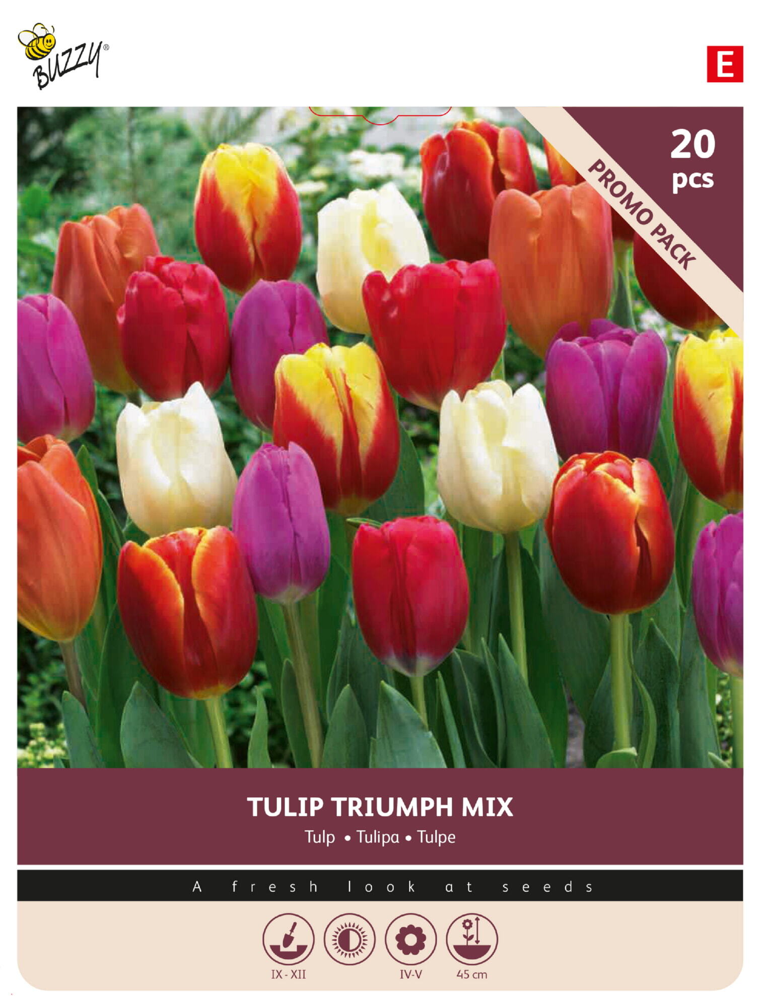 Buzzy® Bulbs Tulip Triumpf mixed 11/12 20pc.